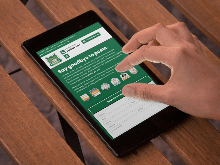 Responsive website example