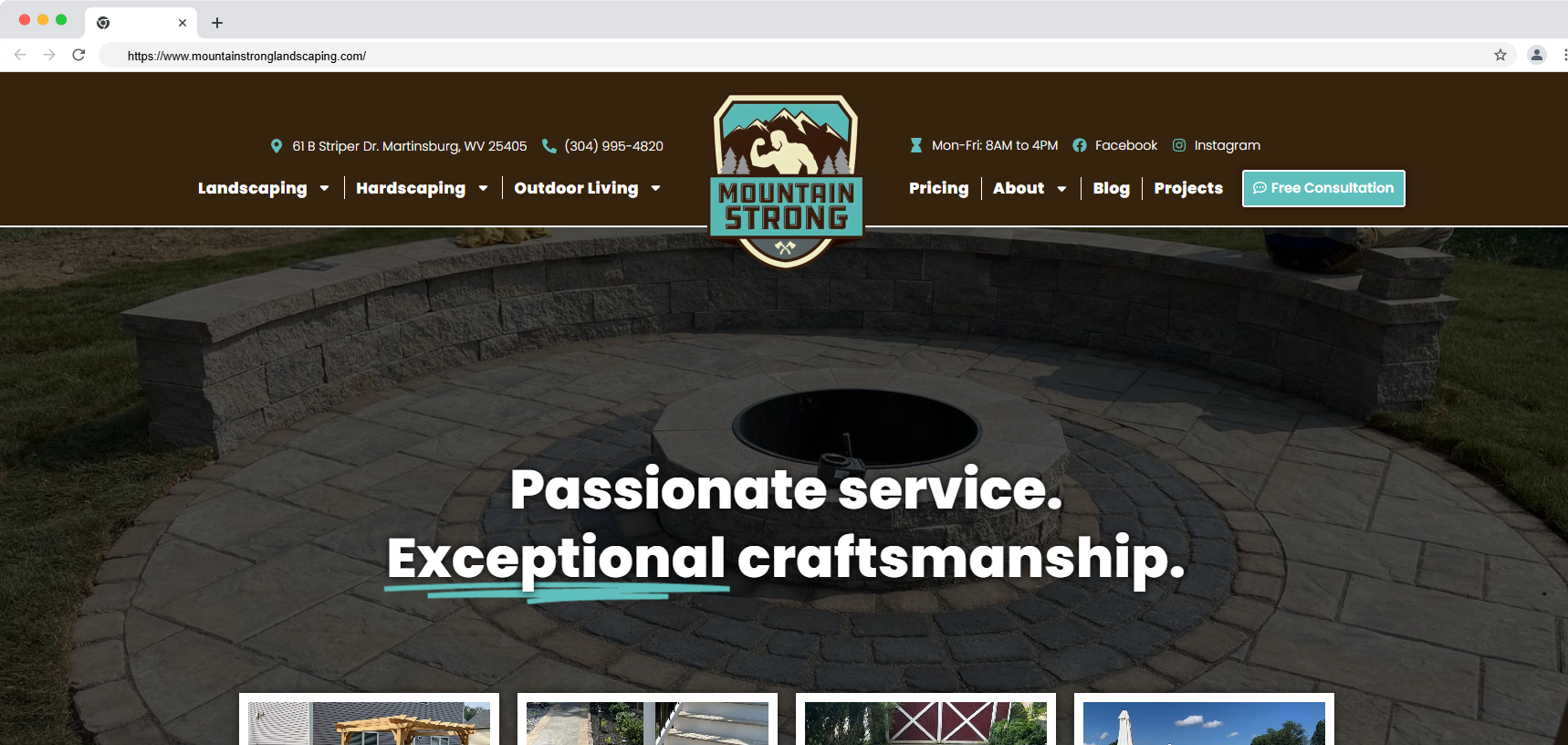mountain strong Mountain Strong Landscaping website